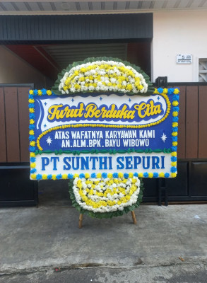 Papan Bunga Duka di Bantarkalong